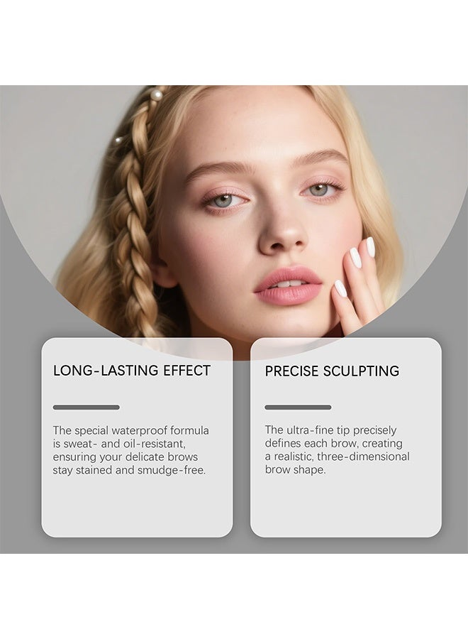 zephoco Golden Waterproof Long-lasting Eyebrow Gel- Smooth Texture for Daily Application, Easy to Apply for Beginners 15g(#Gold) - Image 2